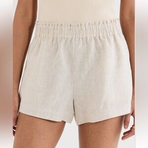 Reformation Mila Linen Shorts
